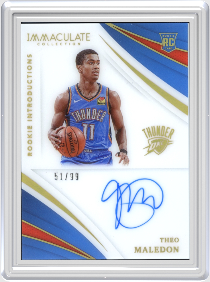 Theo Maledon trading card