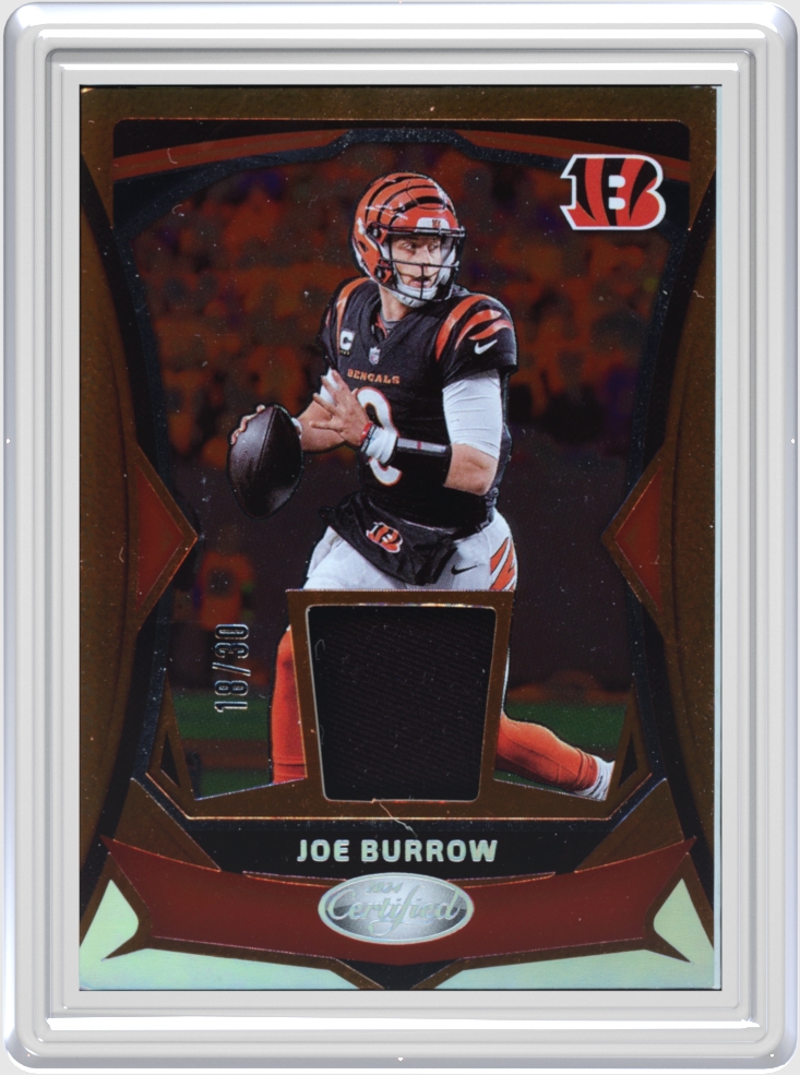 Joe Burrow trading card