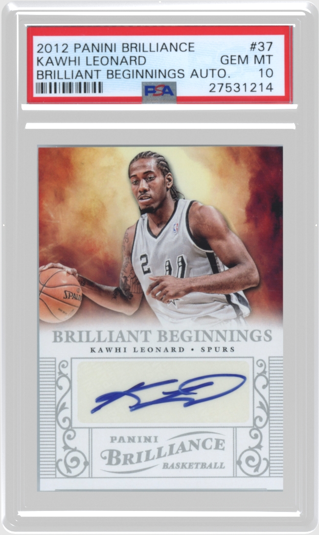 Kawhi Leonard trading card