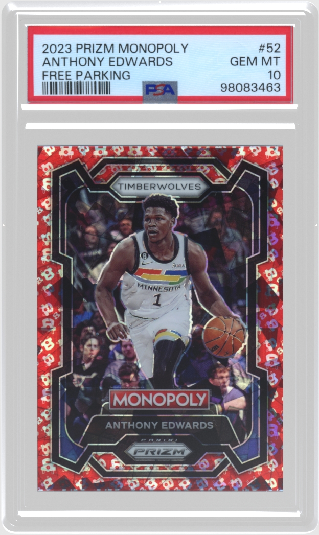 Anthony Edwards trading card