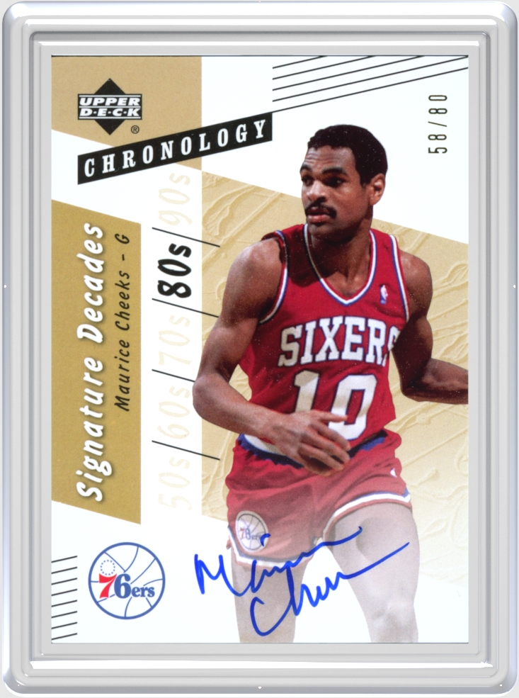Maurice Cheeks trading card