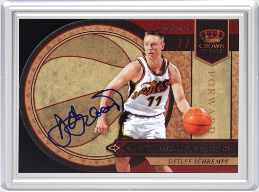 Detlef Schrempf trading card