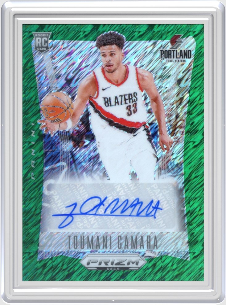 Toumani Camara trading card