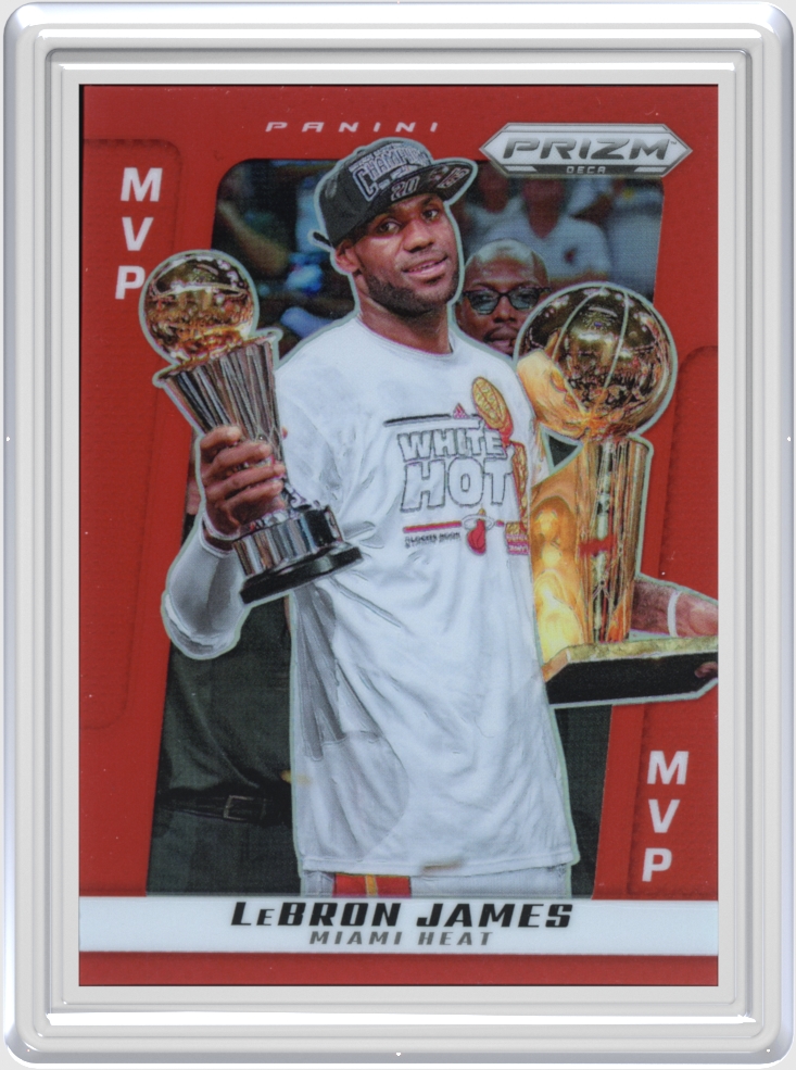 LeBron James trading card