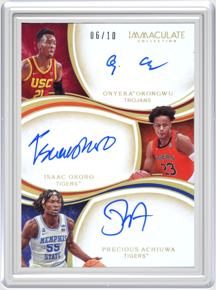 Onyeka Okongwu/Isaac Okoro/Precious Achiuwa... trading card