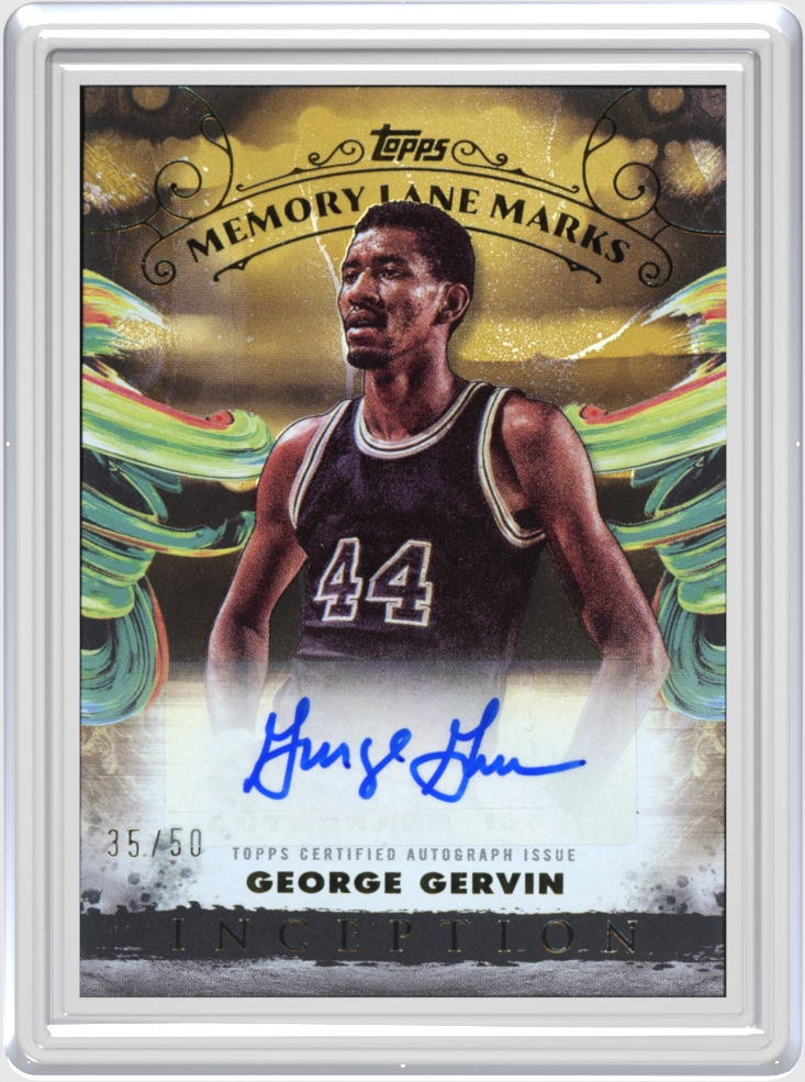 George Gervin trading card