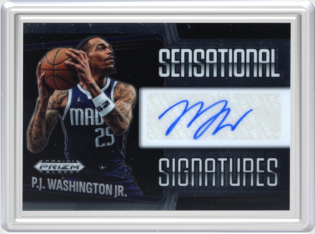 P.J. Washington trading card
