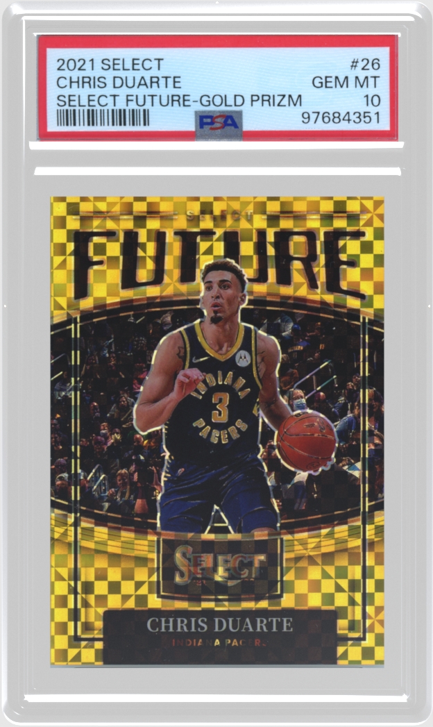 Chris Duarte trading card