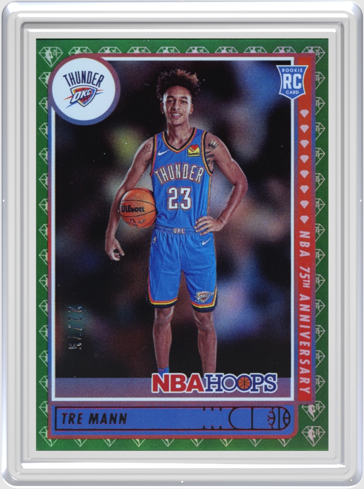 Tre Mann trading card