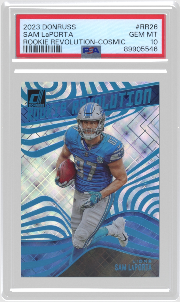 Sam LaPorta trading card