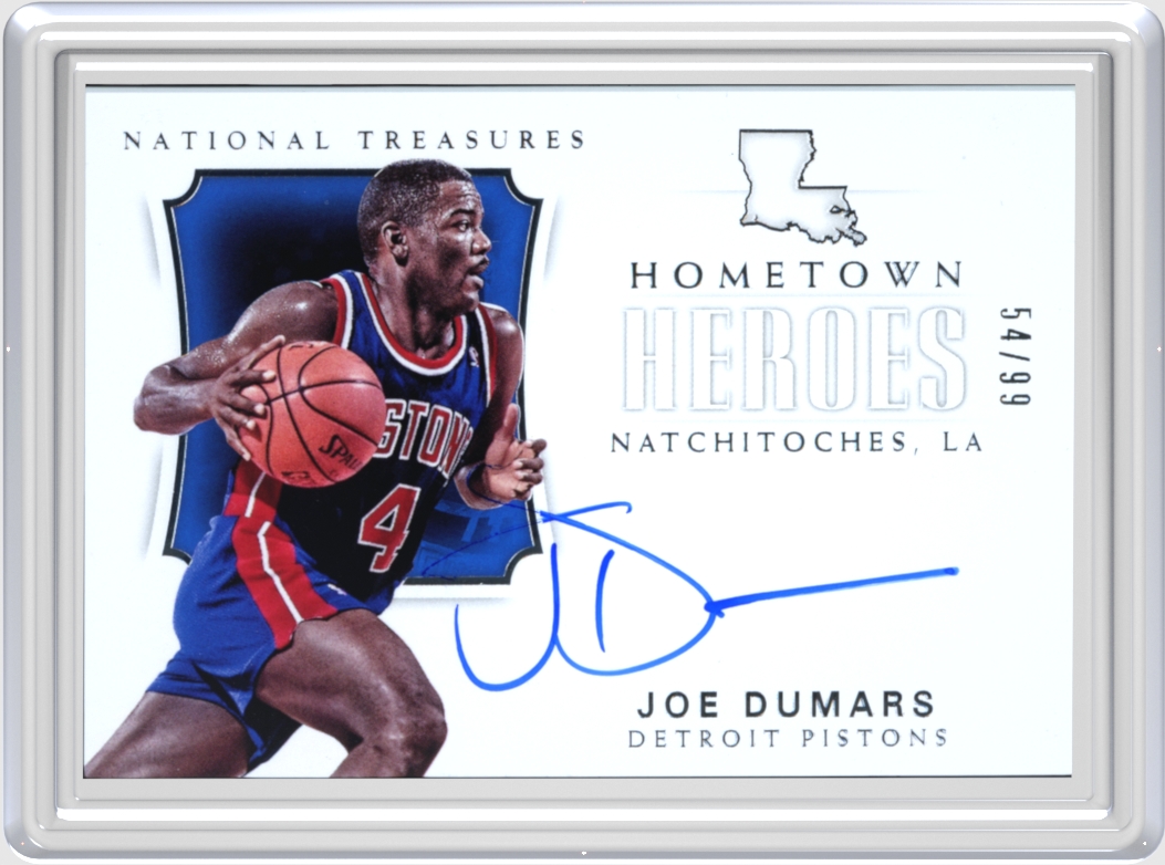 Joe Dumars trading card
