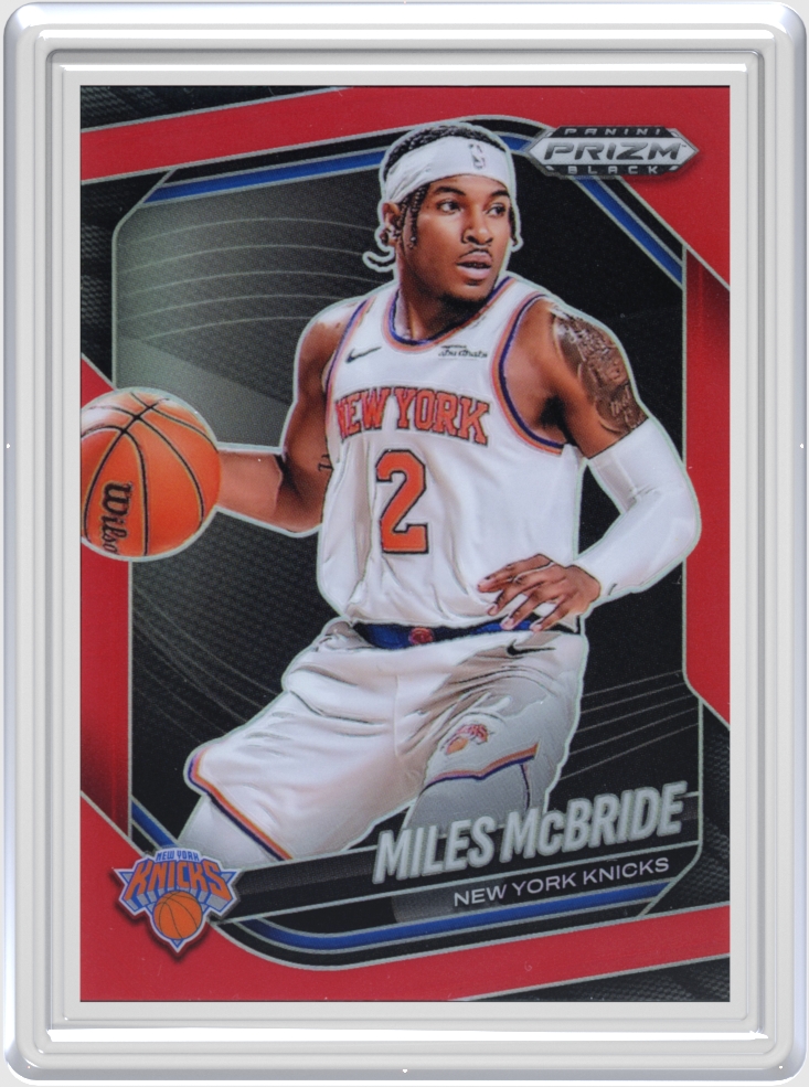 Miles McBride trading card