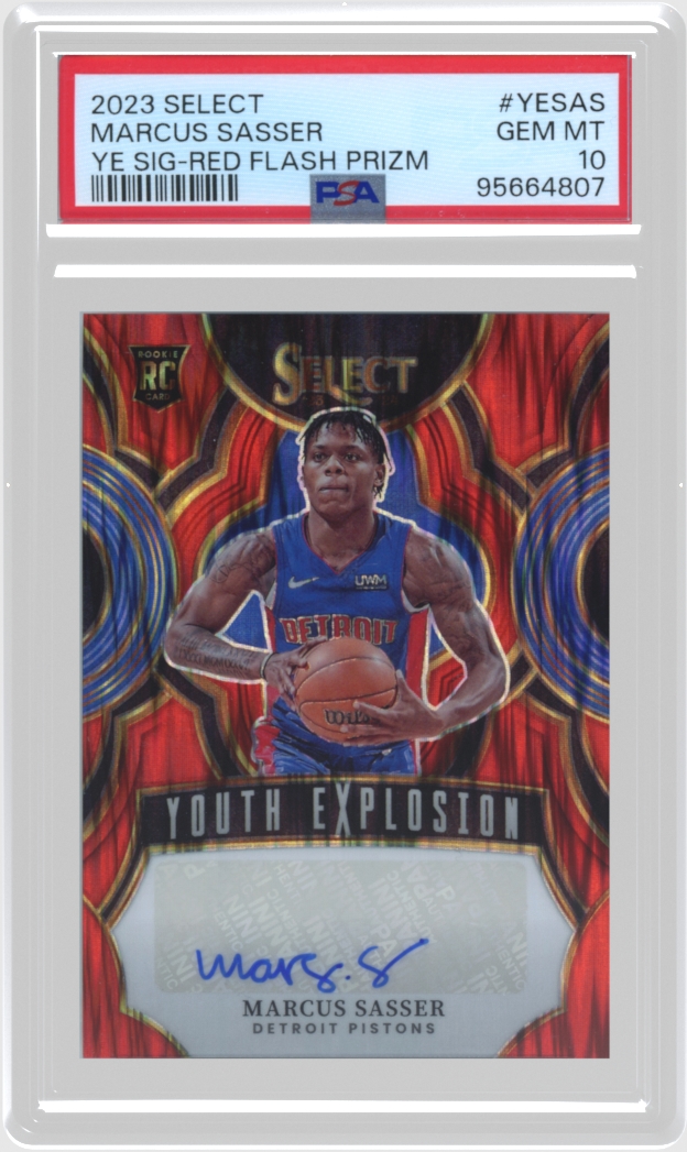 Marcus Sasser trading card