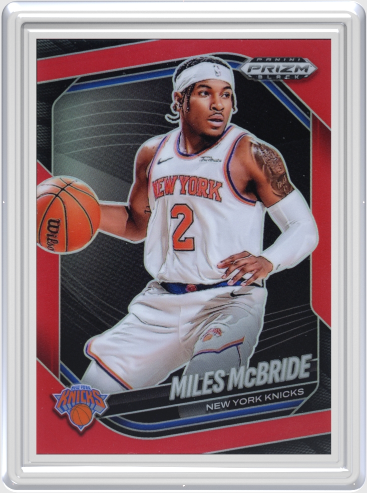 Miles McBride trading card