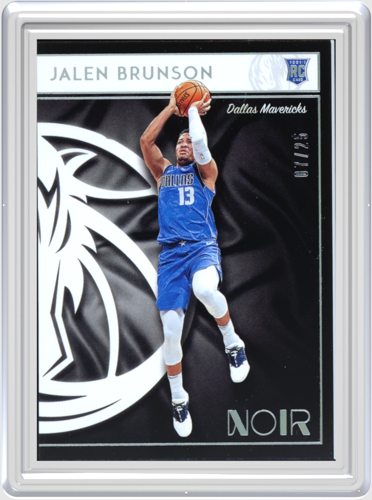 Jalen Brunson trading card