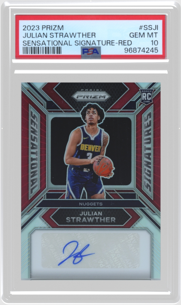 Julian Strawther trading card