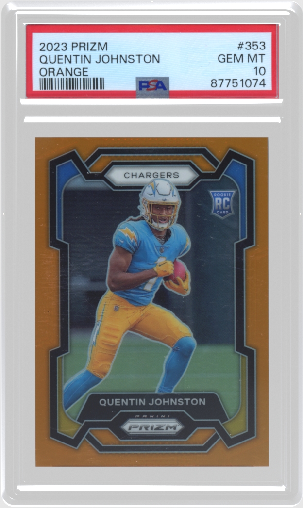 Quentin Johnston trading card