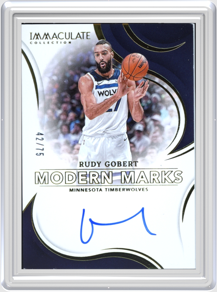 Rudy Gobert trading card