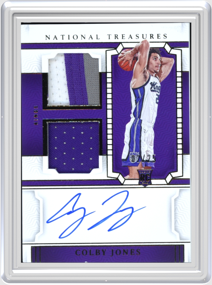 Colby Jones trading card