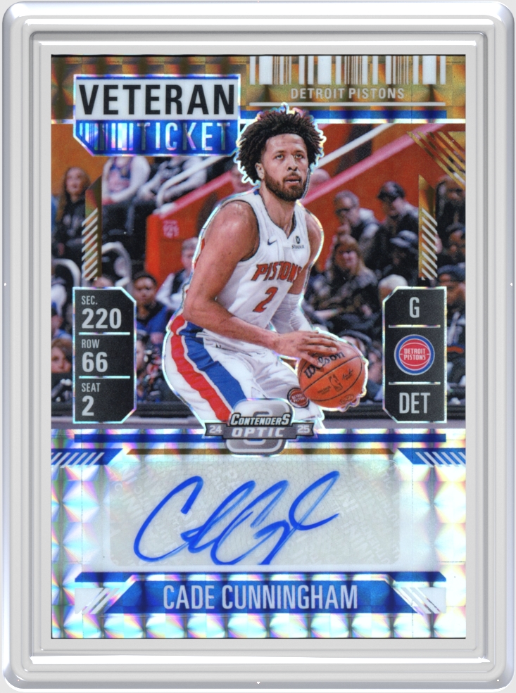 Cade Cunningham trading card