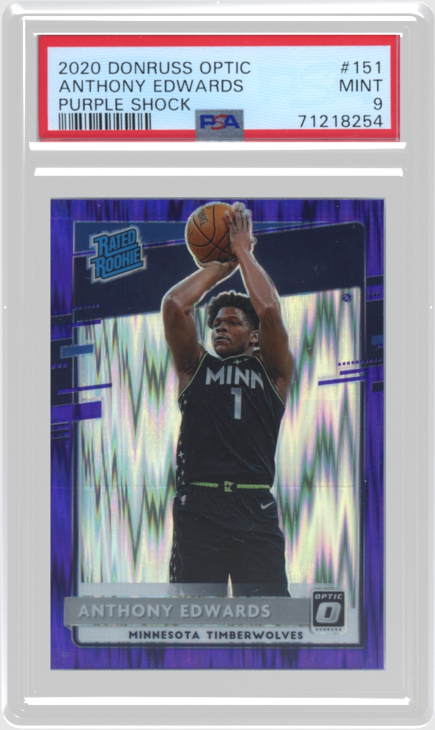 Anthony Edwards trading card