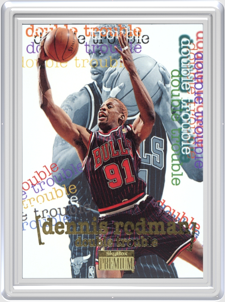 Dennis Rodman trading card