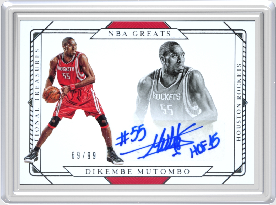 Dikembe Mutombo trading card