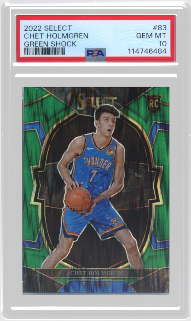 Chet Holmgren trading card