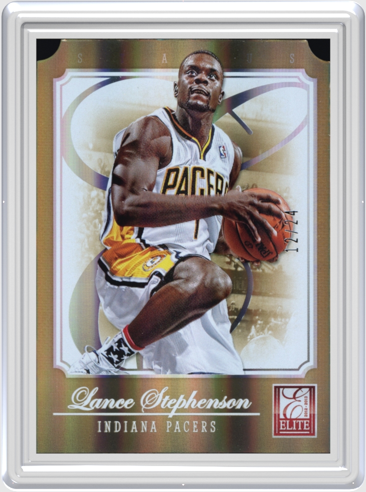 Lance Stephenson trading card