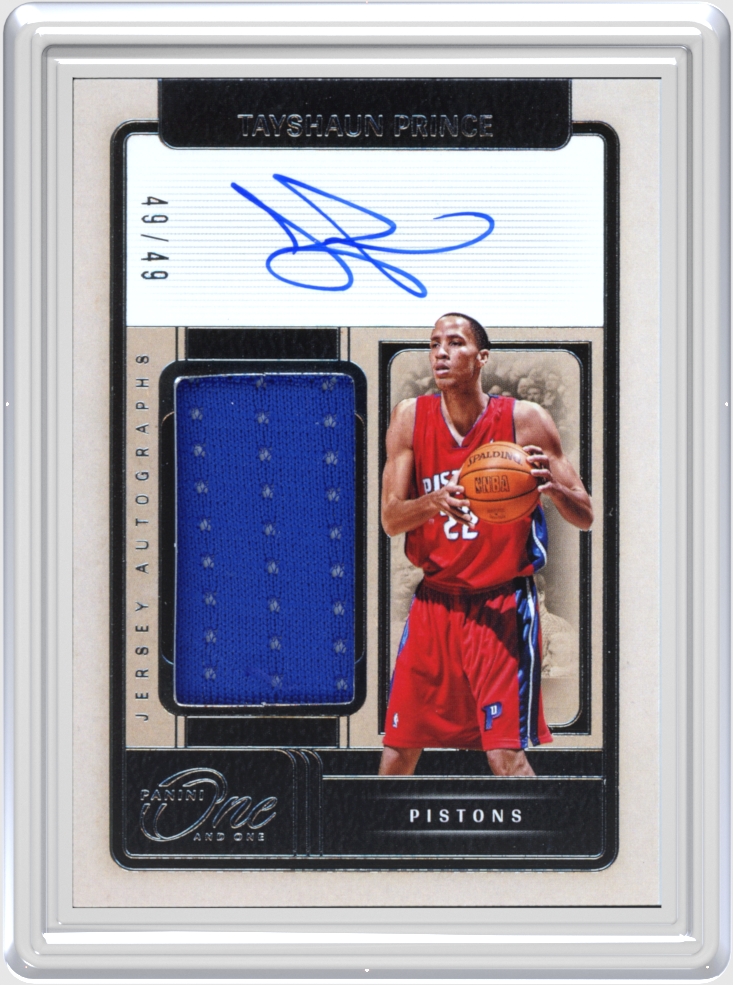 Tayshaun Prince trading card
