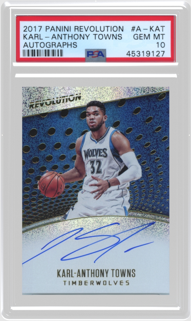 Karl-Anthony Towns trading card