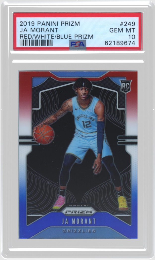 Ja Morant trading card