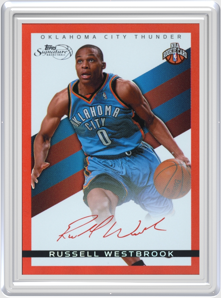 Russell Westbrook trading card