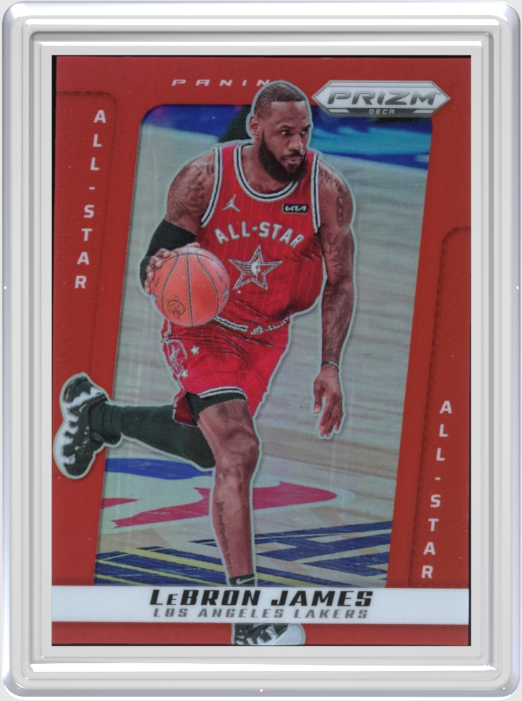 LeBron James trading card