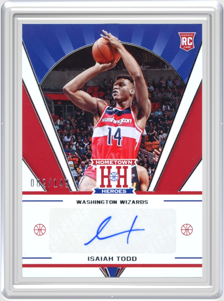 Isaiah Todd trading card