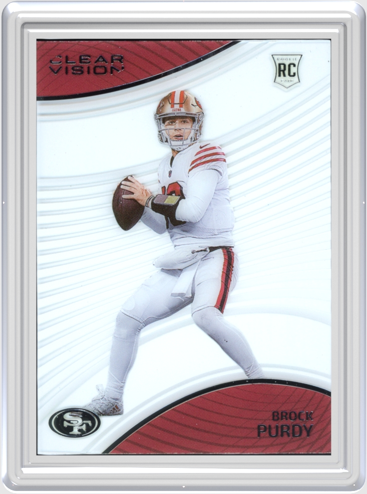 Brock Purdy trading card