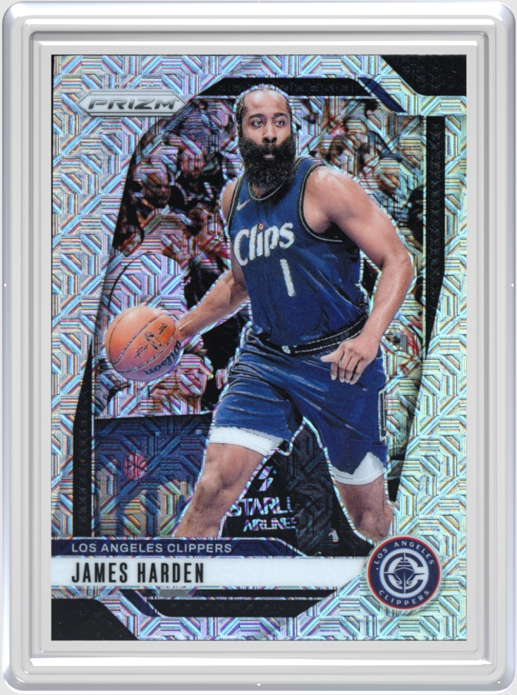 James Harden trading card