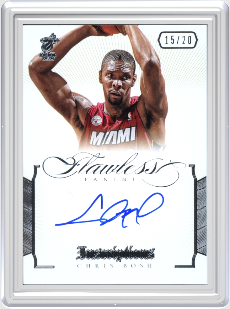 Chris Bosh trading card