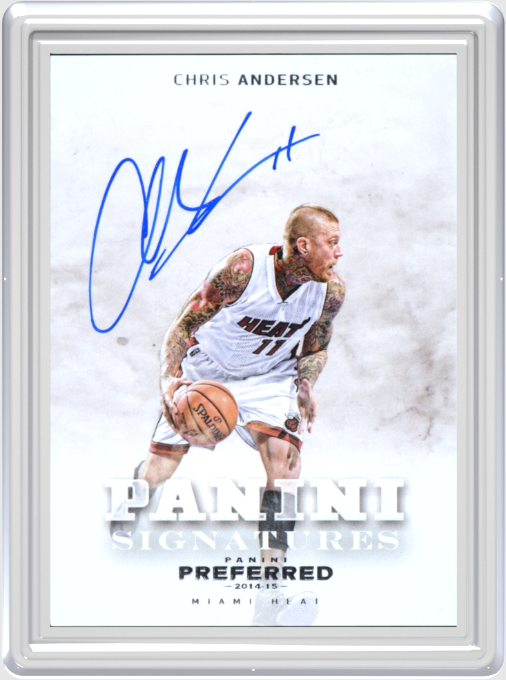 Chris Andersen trading card