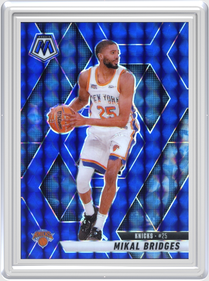 Mikal Bridges trading card