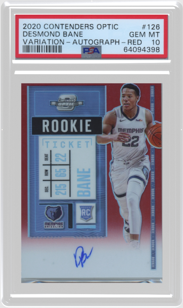 Desmond Bane trading card