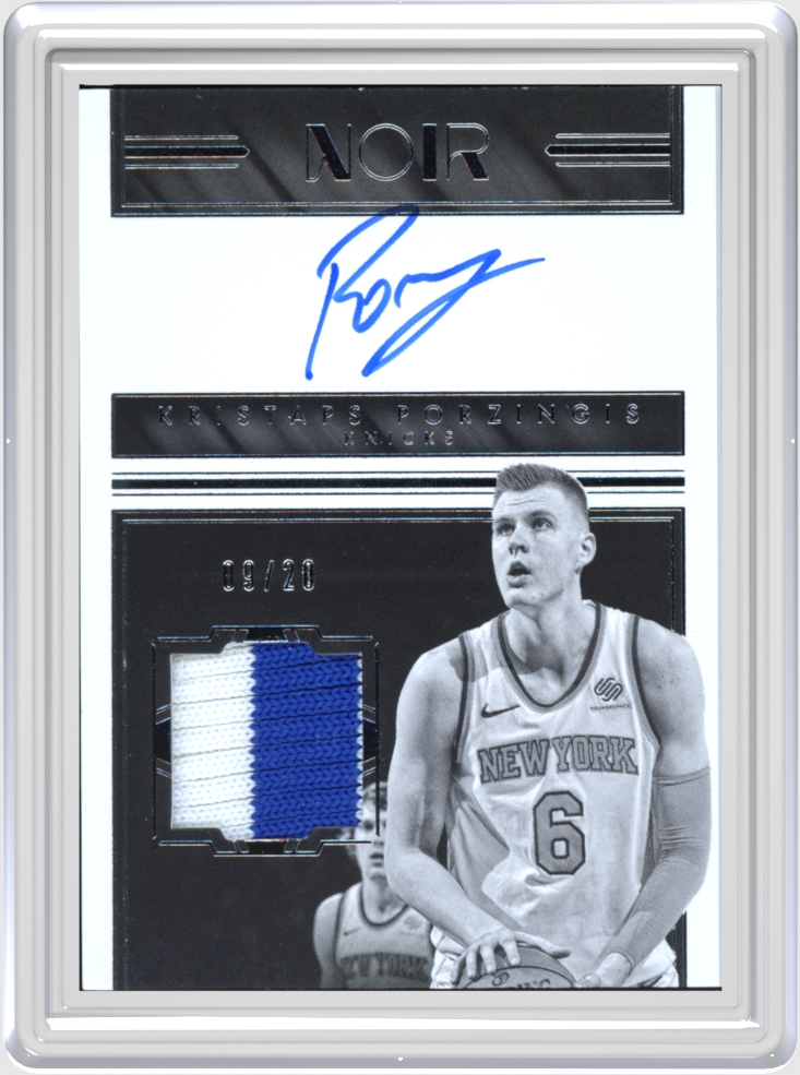 Kristaps Porzingis trading card