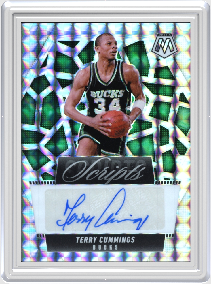 Terry Cummings trading card