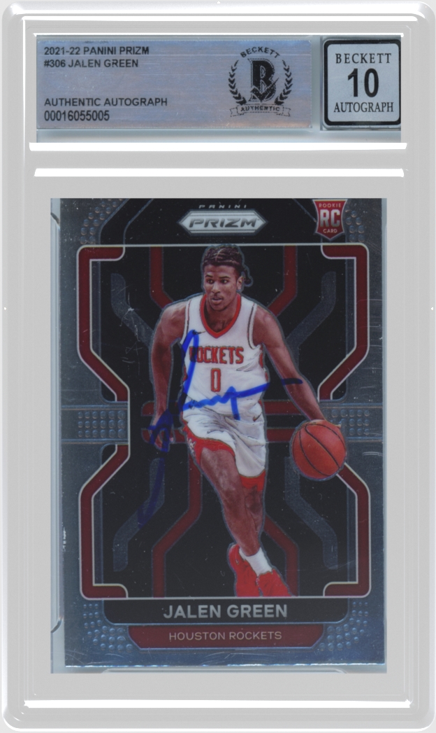 Jalen Green trading card