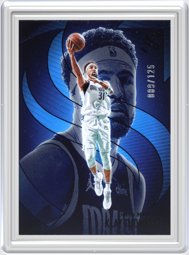 Klay Thompson trading card