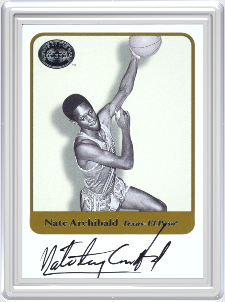 Nate Archibald trading card