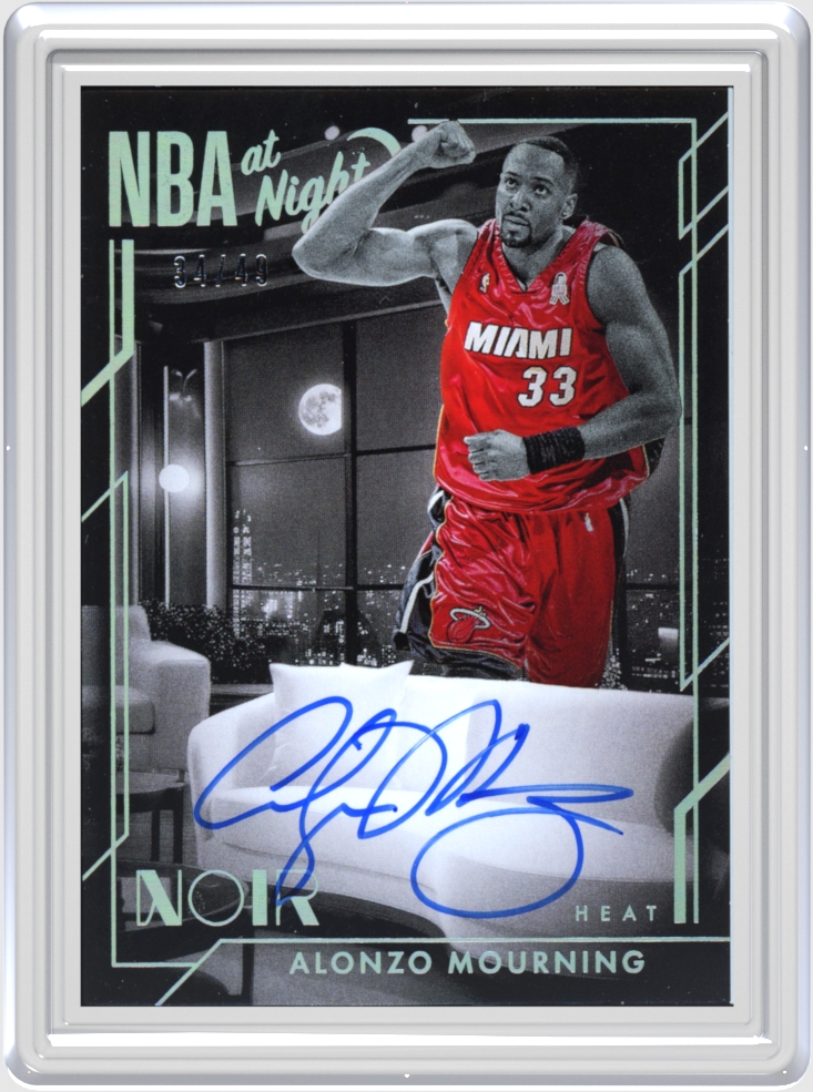 Alonzo Mourning trading card