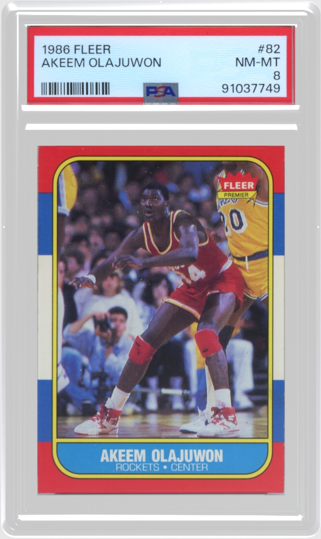 Akeem Olajuwon trading card