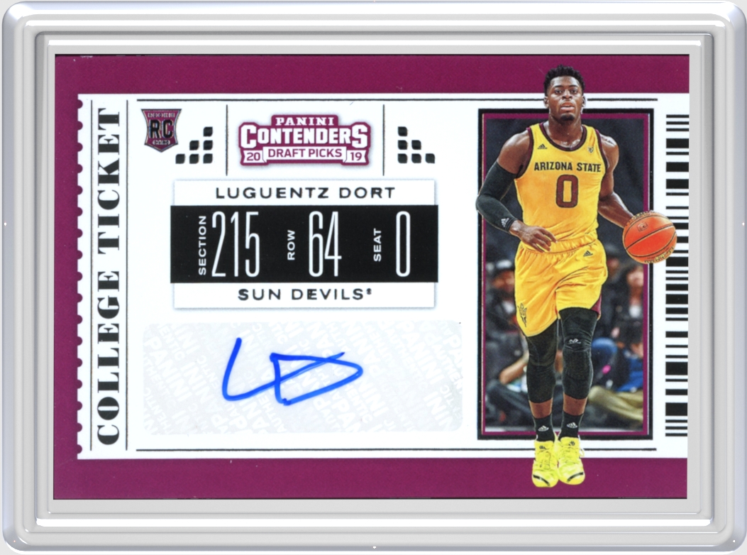 Luguentz Dort trading card