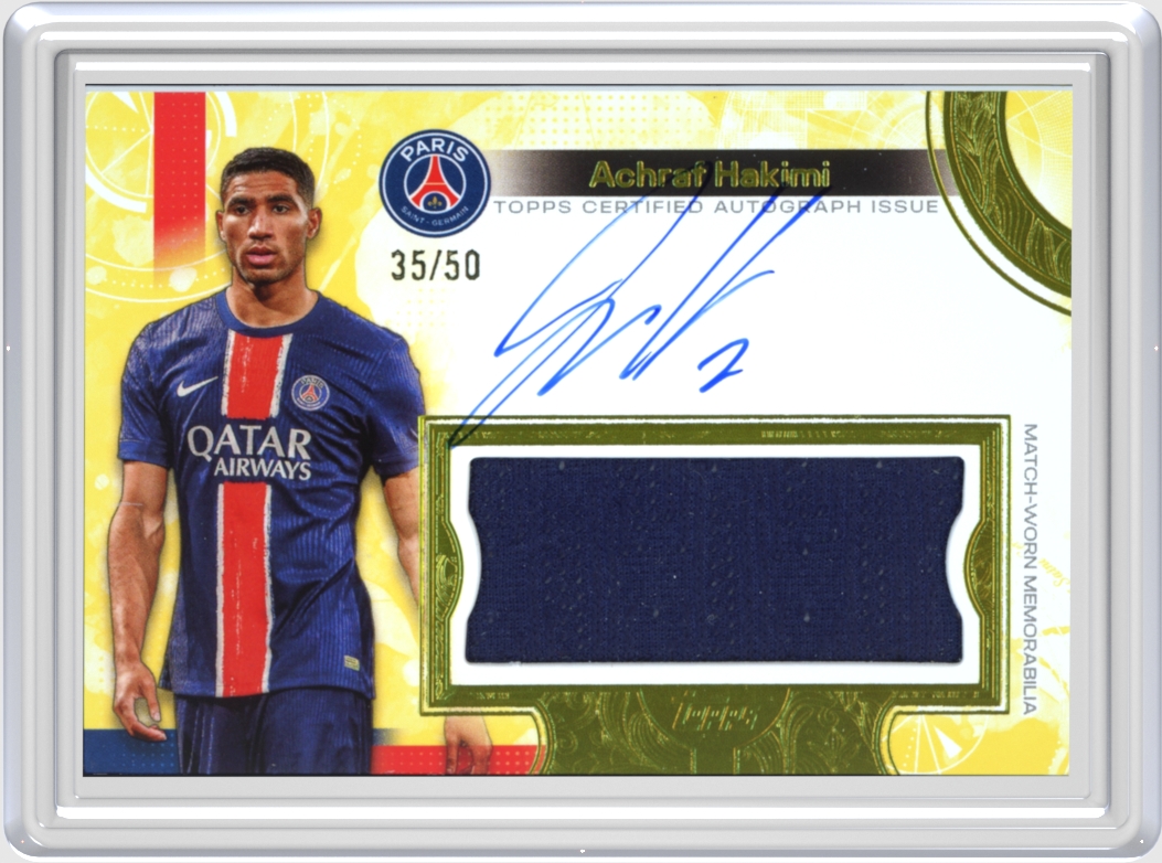 Achraf Hakimi trading card